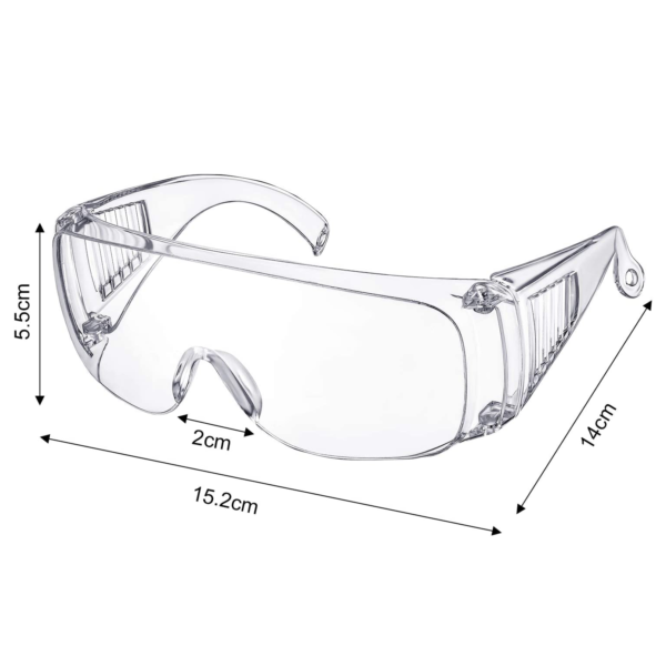 Safety Glasses, Clear, Ctn of 300