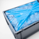 635mm x 635mm, Gusset Box liner, Blue, Ctn of 500, Flat pack