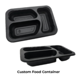 PP Takeaway Food Containers - Black/White/Clear