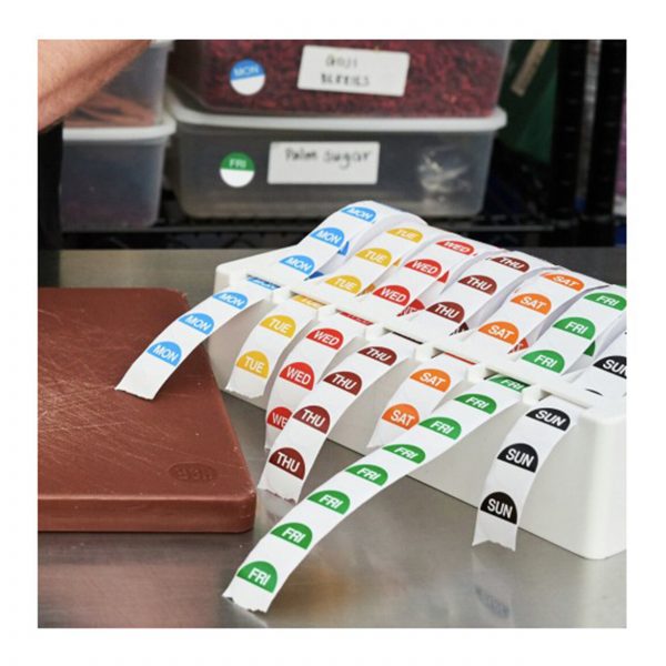"Fri" - Friday Round Day Labels - 24mm, Pack of 8000pcs