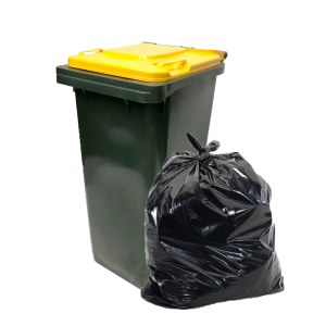 120L Heavy Duty Premium Garbage Bag, Black, Ctn of 250