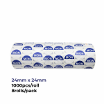"Mon" - Monday Round Day Labels - 24mm, Pack of 8000pcs