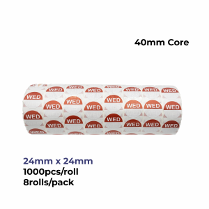 Wed label size 1