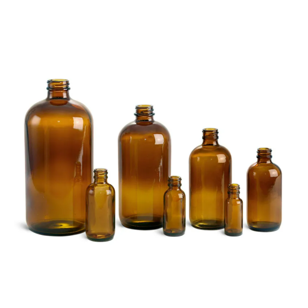 Amber Glass Bottles Only (Caps Not Included)