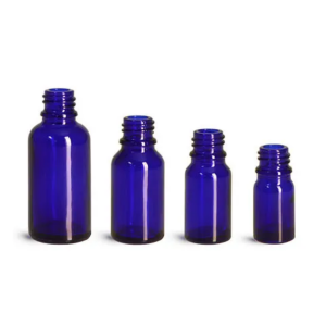Blue Glass Bottles Only (Caps Not Included)