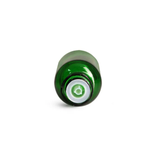 Green Glass Dropper Bottles with Black Tamper Evident Caps Orifice Reducers2