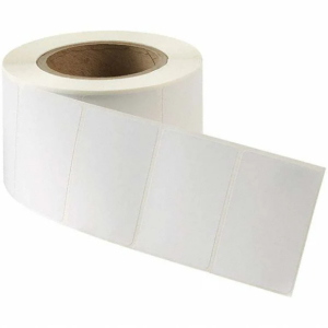 Matt White Blank Labels, 102mm x 73mm, Ctn of 10000pcs, 76mm Core