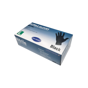 Disposable Heavy Duty Nitrile Powder Free Glove, Ctn of 1000, Black