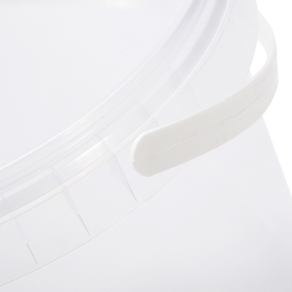 1.1L - 5L Round tamper evident bucket with handle and Lid | Clear | Food Grade | Bulk Order