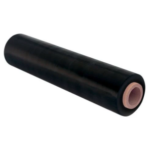 Black Hand Stretch Film Pallet Wrap 500mm x 300m x 23um, Ctn of 4