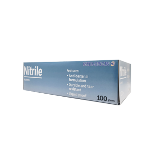 Disposable Heavy Duty Nitrile Powder Free Glove, Ctn of 1000, Black 1