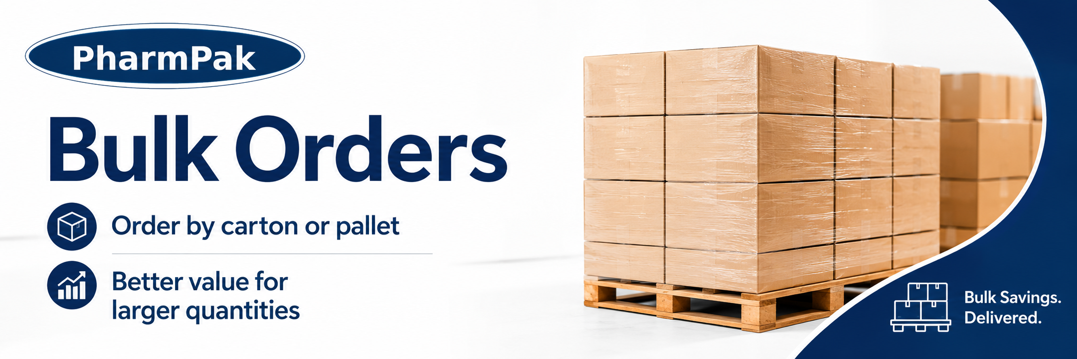 Bulk Order Packaging Supplies | PharmPak Bulk order packaging supplies from PharmPak Australia