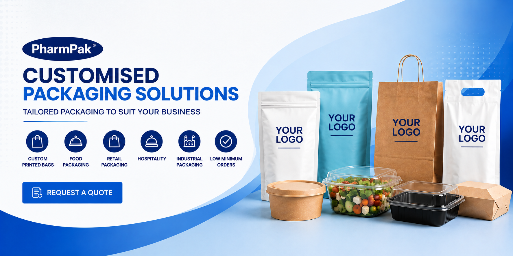 Customised Packaging solutions Pharmpak updated banner Customised packaging solutions by PharmPak Australia